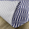 thumbnail image 5 of Ambesonne Geometric Place Mats Set of 4, Symmetrical Pattern, Standard Size, Pale Blue Dark Blue, 5 of 6