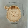 thumbnail image 5 of Shoreew Christmas Snack Tray Santa Reindeer Bamboo Serving Platter for Candy Desserts Fruits Holiday Charcuterie Board Hostess Gifts, 5 of 7