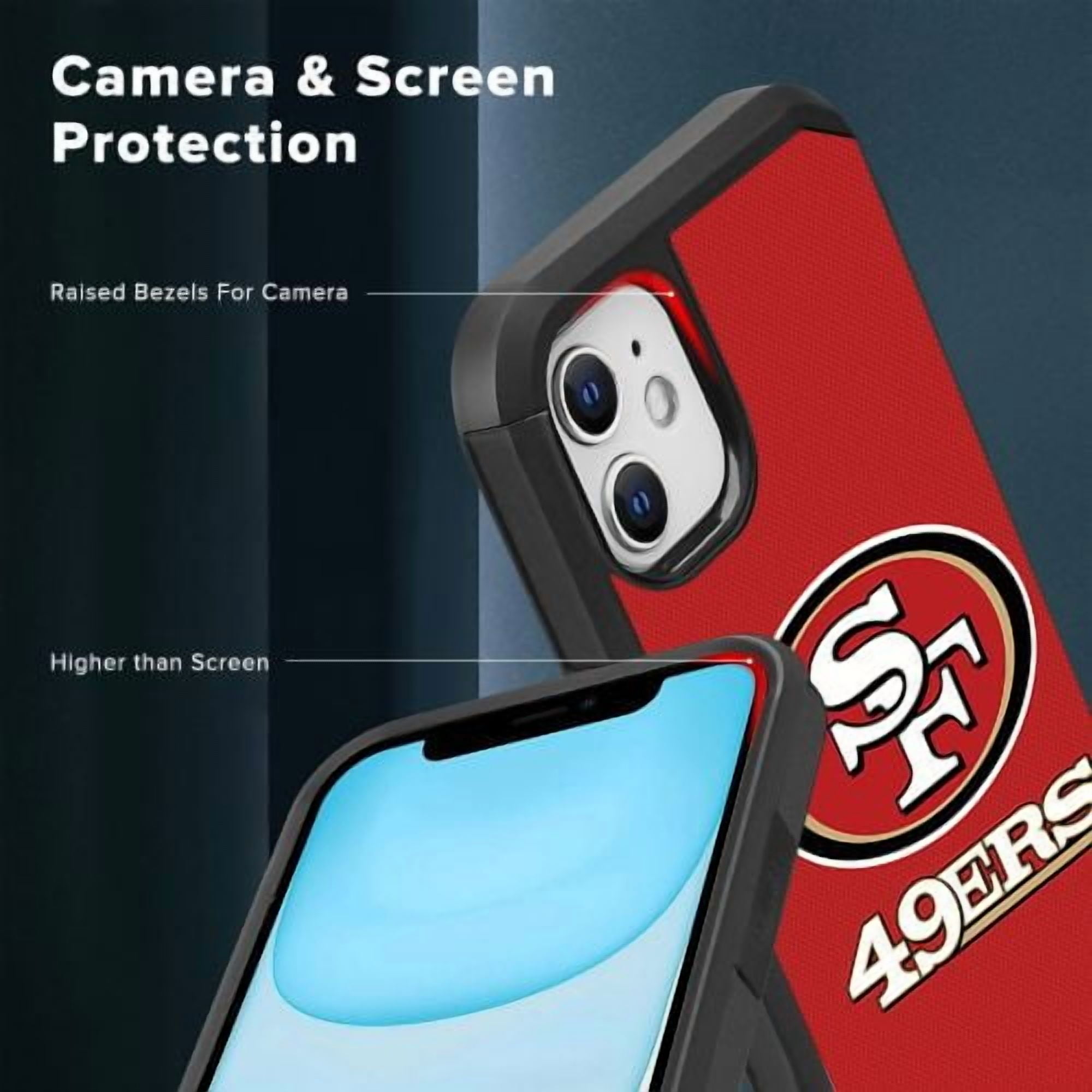 Cell Phone Case for Apple iPhone 11 - NFL Licensed San Francisco 49ers - Textured TeamColor