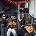 thumbnail image 6 of Teenyyou Halloween Basket, Bucket Pumpkin, Orange, 1 Pack | Cotton Rope Woven with Cute Face, Trick or Treat Candy Storage, Sturdy Handle, Halloween Party Favor and Decoration, 6 of 8