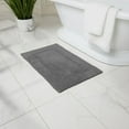 thumbnail image 1 of Tapis de bain en coton réversible doux et absorbant Fabstyles Basix, 1 of 4