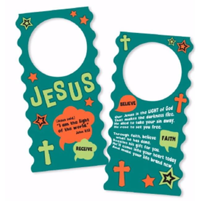 Christ To All 138691 Jesus Light of the World Door Hanger Foam Craft