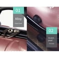 thumbnail image 4 of ziyahi Makeup Storage Organizer Travel ABS Toiletry Suitcase Box Mini Boarding Luggage Cosmetic Case Large Capacity Bag Champagne, 4 of 9