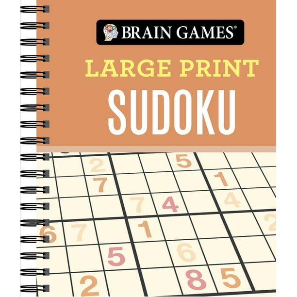 brain games large print sudoku walmart com