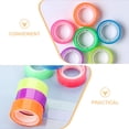 thumbnail image 2 of 6 Rollos de Cinta para Estudiantes Material de Oficina Escolar Materiales de Estudio Proyectos de Manualidades para Niños Cinta Adhesiva para Etiquetar Decoración Aula y Enseñanza, 2 of 5