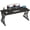 Black, variant on TVU 63-Inch Executive Desk, Large Office Desk with Thicken Frame, Computer Desk Modern Simple Desk for Home Office, Brown
