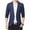 Dark Blue, variant on Mens Casual Sport Coat 1 Button Suit Blazer Slim Fit Lightweight Daily Jackets
