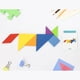 thumbnail image 4 of Viaje Tangram Rompecabezas Rompecabezas Bloque Juguete 120 Patrones Portátil, 4 of 8