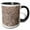 Black/White, variant on 3drose, Ghibli Beige Granite Print, 15oz Mug
