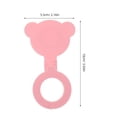 thumbnail image 2 of COMPUKAS 1Set Pink Cartoon Shape Silicone Bath Tub Plug for Children Bathing Sealing, 2 of 8