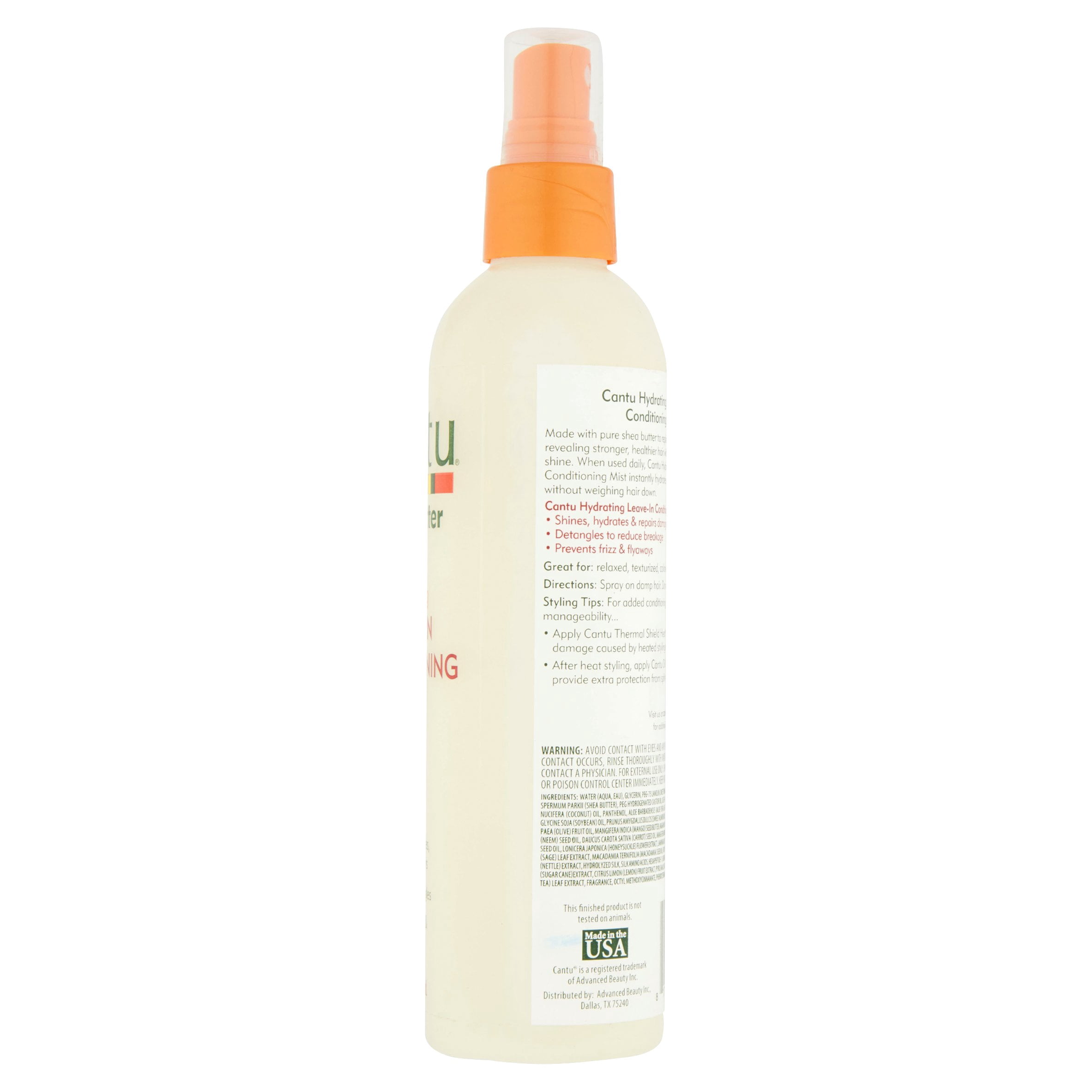 Cantu Shea Butter Leave-In Conditioning Mist 8 oz (Pack of 4)
