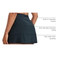 thumbnail image 4 of Falda CRZ YOGA Mini Skort de Cintura Alta Azul Marino Talla XS, 4 of 5