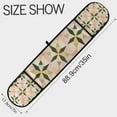 thumbnail image 3 of Yayeee Double Oven Mitt Kitchen Heat Resistant Baking 35" x7" Quilted Glove, Retro Black Stars, 3 of 6