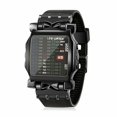 thumbnail image 1 of Cool Colorful Men's Black Digital Wrist Watch Binary Style Women's Watch, 1 of 8