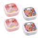 thumbnail image 1 of Organizador de 4 hisopos de algodón para el pelo, organizador portátil de viaje, caja apilable y suspendible para accesorios de pelo de niños, soporte para artículos pequeños., 1 of 5