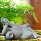 thumbnail image 4 of de de resina, figura tradicional, estatua, decoración del hogar, paisajismo, Bebida mentirosa, 4 of 9