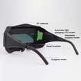 thumbnail image 2 of Auto Color-changing Welding Goggles Professional Automatic Dimming Soldering Glasses Argon Arc Anti-glare Glasses Solar Powered, 2 of 8
