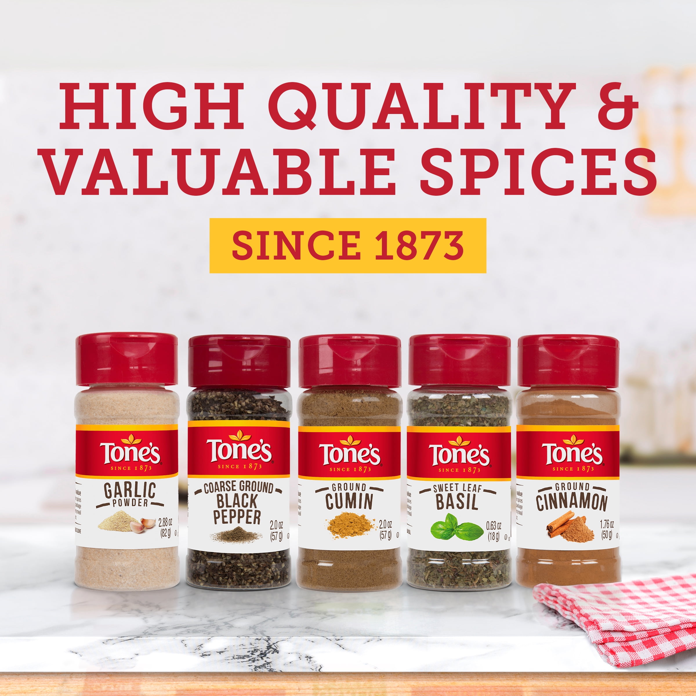 Tone's Fry Day French Fry Seasoning Blend, Kosher, 6.5 oz