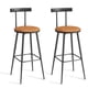 thumbnail image 1 of Taburetes de Bar IRCPEN Juego de 2 con Asiento y Respaldo de PU 93 cm, 1 of 8