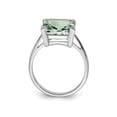 thumbnail image 4 of 5.45 Carat (ctw) Green Quartz Ring in Sterling Silver, 4 of 5