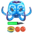 thumbnail image 4 of Juguetes inflables del pulpo de la piscina, juego de lanzamiento de anillos, aro de baloncesto de la piscina de los niños para el patio trasero del, 4 of 8