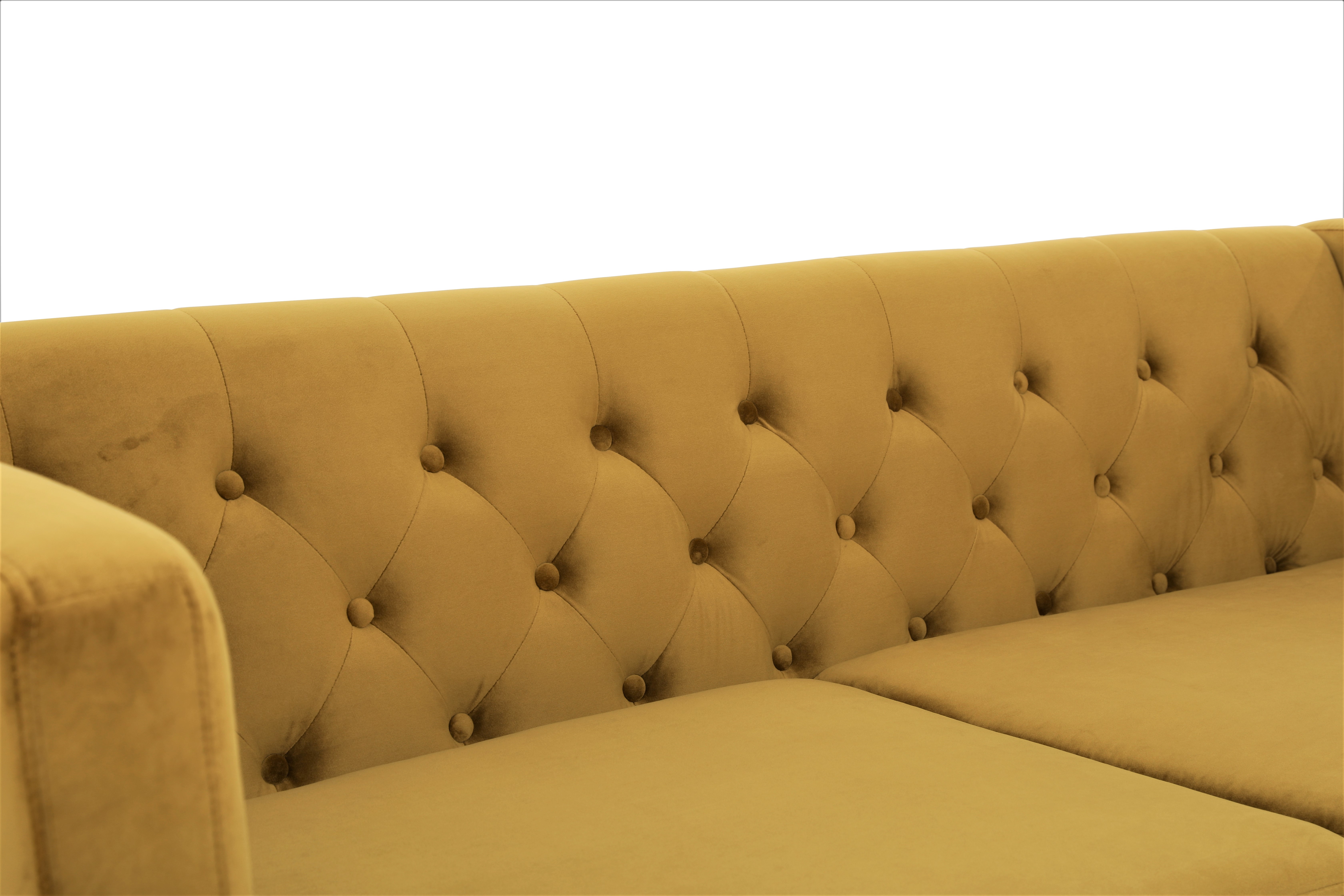 Lisette 56.7'' Velvet Square Arm Loveseat