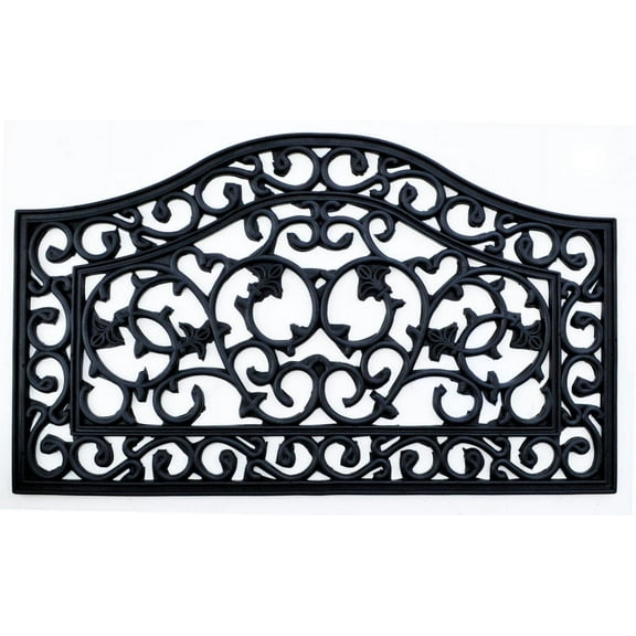 Imports Decor Rubber Doormat, Country Gate, 18-Inch by 30-Inch