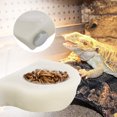 thumbnail image 3 of ABS Luminous Smooth Removable Strong Magnet Pet Tortoise Chameleon Lizard Food Bowl Feeder Dish, 3 of 8