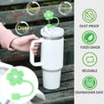 thumbnail image 3 of Hariumiu 4/7Pcs Flower Silicone Straw Covers Dust-Proof Cap for 20-40 Oz Tumbler Food-Grade Reusable Straw Topper Dust-free Straw Accessory, 3 of 7