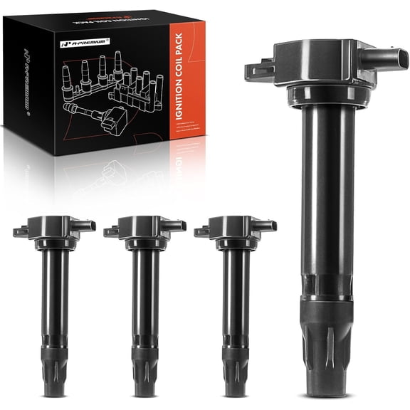 A-Premium Ignition Coil Packs Compatible with Dodge, Jeep & Chrysler Vehicles - 1.8L 2.0L 2.4L - Journey 2009-2020, Avenger 2008-2014, Caliber 2007-2012, Patriot Compass 2007-2017, 200, Set of 4