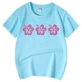 thumbnail image 4 of MEZZALL T-Shirt pour Filles Tout-Petits Imprimé Floral Col Rond Manches Courtes T-Shirt Décontracté Tendance, 3-4 Ans, 4 of 5