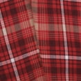 thumbnail image 4 of VHC Brands Rustic Red Plaid Braxton Scalloped Curtain for Living Room Bedroom Long Panel Pair, 4 of 7