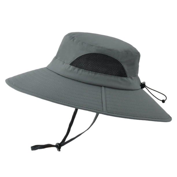 Sombrero para el sol para hombres y mujeres, impermeable, de ala ancha, plegable, para pesca, senderismo, jardín, safari, playa