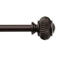 thumbnail image 3 of UTOPIA ALLEY Wall Mounted 3/4 Inch Curtain Rod - Curtain Rods For Windows 48 to 86 Inch, Adjustable Drapery Rods, Oil Rubbed Bronze Bedroom Curtain Rods, Tapestry Poles (Oil Rubbed Bronze, 48"-86"), 3 of 9