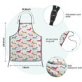 thumbnail image 7 of Colorful Funny Dachshund Kids Aprons for Girls and Boys,Adjustable Neck Strap Toddler Aprons for Kids Cooking Baking, 7 of 7
