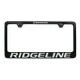 thumbnail image 2 of Honda Ridgeline Black Coated Zinc Bottom Engraved License Plate Frame Holder 2 Hole, 2 of 3