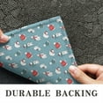 thumbnail image 6 of Light Blue Christmas Snowman Pattern Door Rugs,Washable Non Slip Door Mats Indoor,Decorative Door Mats,Entry Mat Indoor for Entrance,Bedroom,Kitchen,Bathroom,17"x30", 6 of 6