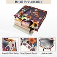 thumbnail image 3 of FORMRS Womens Corduroy Tote Bag Crossbody Shoulder Handbag with Pocket, Purple Flowers, 3 of 7