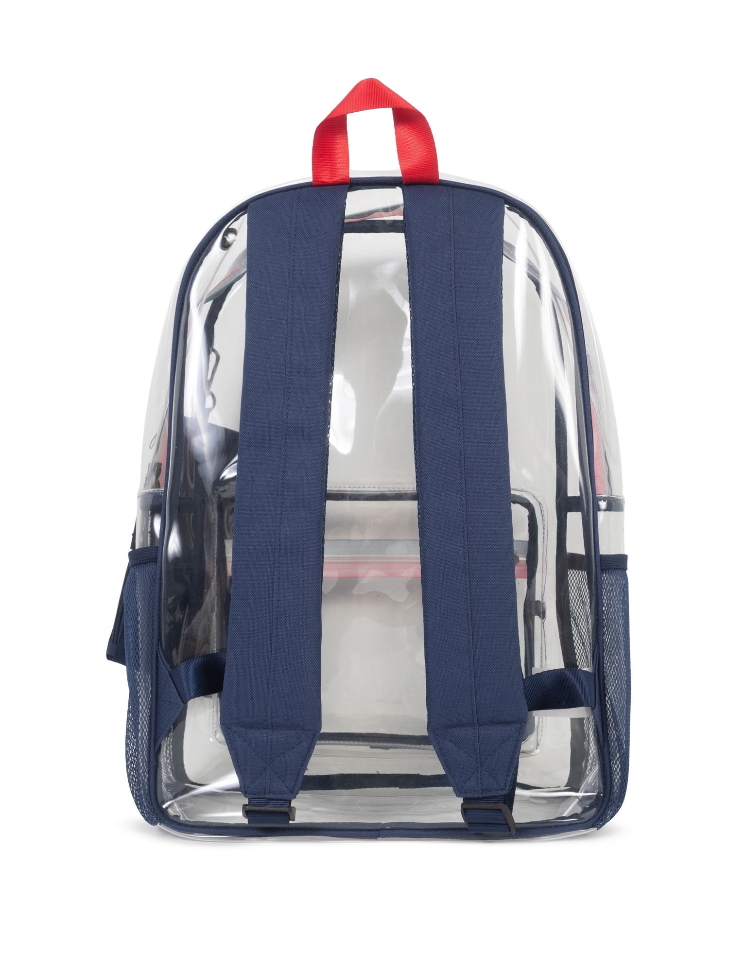 U.S. Polo Assn. Unisex Kid's 18" Clear Backpack, Navy