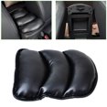thumbnail image 2 of 1x Armrest Pad Cover Center Console Box PU Leather Cushion Mat Car Accessories，Black, 2 of 5