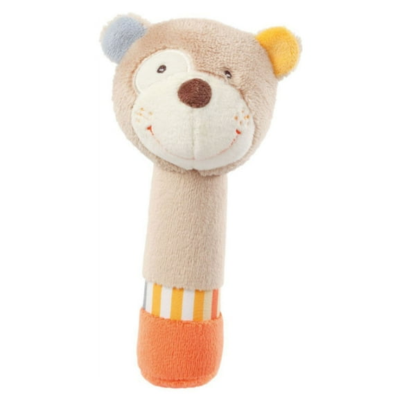 Plush Animal Rattle Built-in BB Sounder Cute Bear Sheep Owl Deer Horse Soft Hand Bell Emotional Comfort Sensory Toys Educational Toy Baby Plush Doll Toy Boys Girls Gift