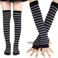 thumbnail image 2 of Womens Thick Thigh High Socks Plus Size Over The Knee Stockings Knit Boot Socks Leg Warmers, 2 of 5