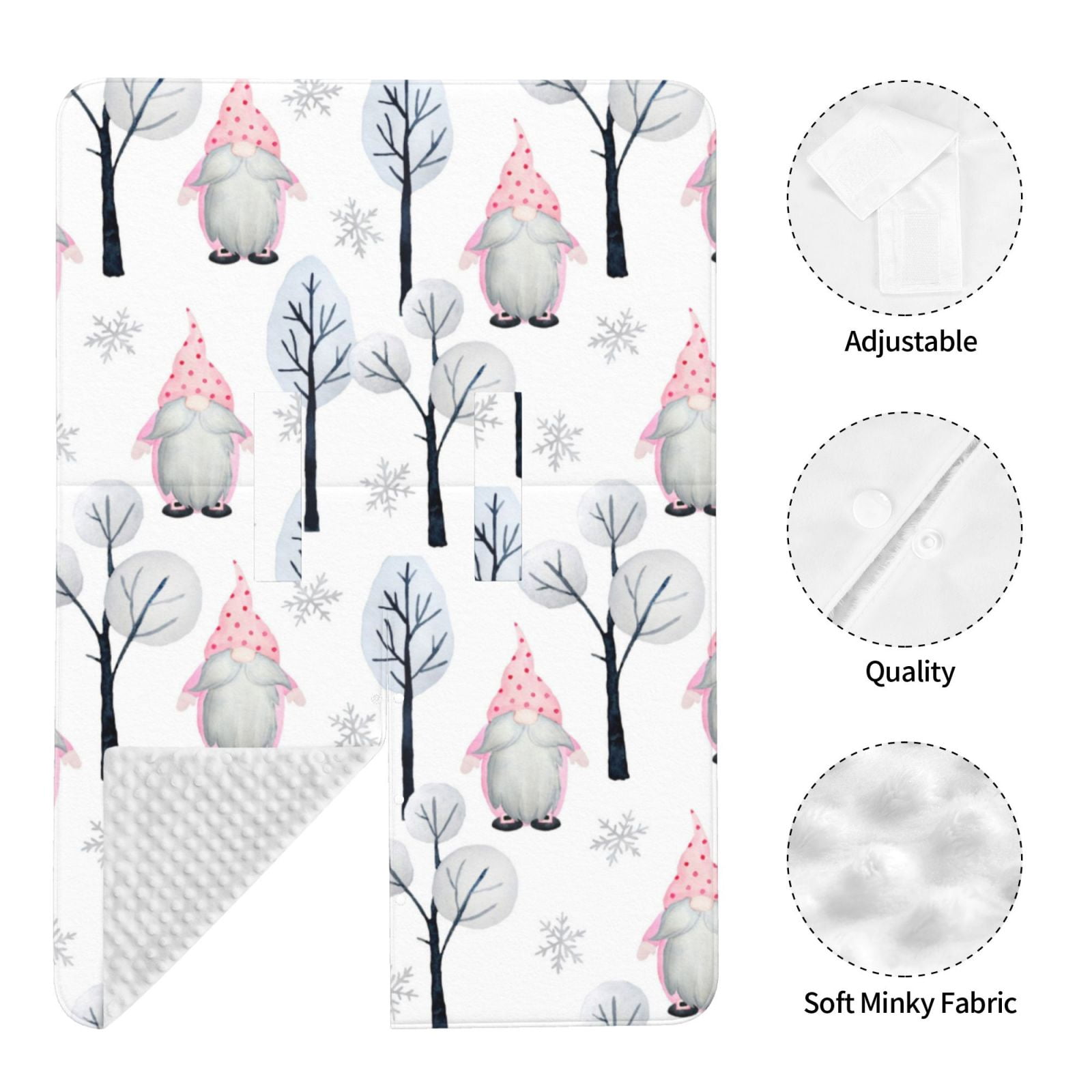 Car Seat Cover Baby - Pink oldman Winter Forest Breathable Infant Car Seat Cover for Baby Carseat, Lightweight Comfort Baby Essentials Must Haves Newborn Stuff for Girl Boy