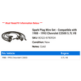 thumbnail image 2 of Spark Plug Wire Set - Compatible with 1988 - 1993 Chevy C3500 5.7L V8 1989 1990 1991 1992, 2 of 2