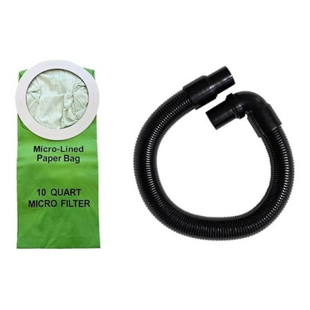 10 Pack Replacement 100331 Proteam 10 Quart Backpack Vacuum Bags   Replacement 1.5 inch Proteam Backpack Vacuum Hose. Fits all 10 Quart Backpack using 1 1/2 inch Tool Sets