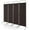 Brown, variant on Costway 4 Panels Folding Room Divider 6 Ft Tall Fabric Privacy Screen Grey