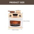 thumbnail image 2 of HLONK Machine à Four de Jeu Meubles Maison pour Enfants Ensemble Cuisine Électrique pour Tout-Petits Poupée Factice Table Chaise Enfant Mini Amusant, 2 of 8