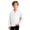 White, variant on Jalioing Long Sleeve Shirt for Boys Casual Dropped Shoulder V Neck Texture Tops Kids Teens Plain Shirts 4-14 Years