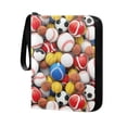 thumbnail image 4 of ALAZA Footballs Baseballs Trading Card Binder 4 Pocket Cards Collection Album 400 Folder Holder, 4 of 6