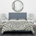 thumbnail image 2 of Designart 'Minimalist Graphics II' Geometric Duvet Cover Set, 2 of 4
